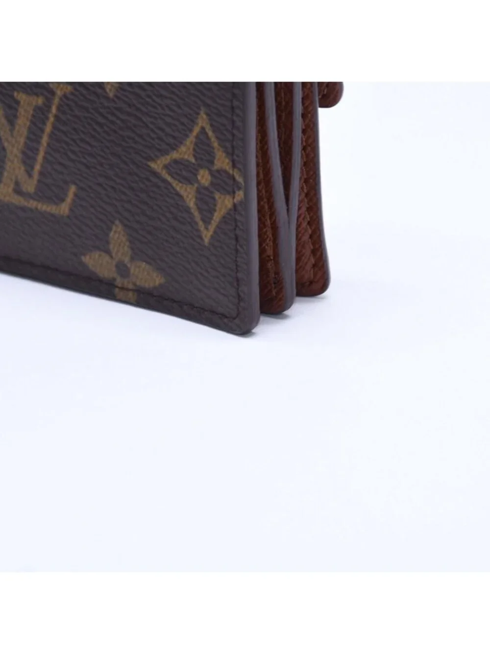 Louis Vuitton Porte Monnaie Arcodian Monogram Canvas Brown Coin Purse Card Case